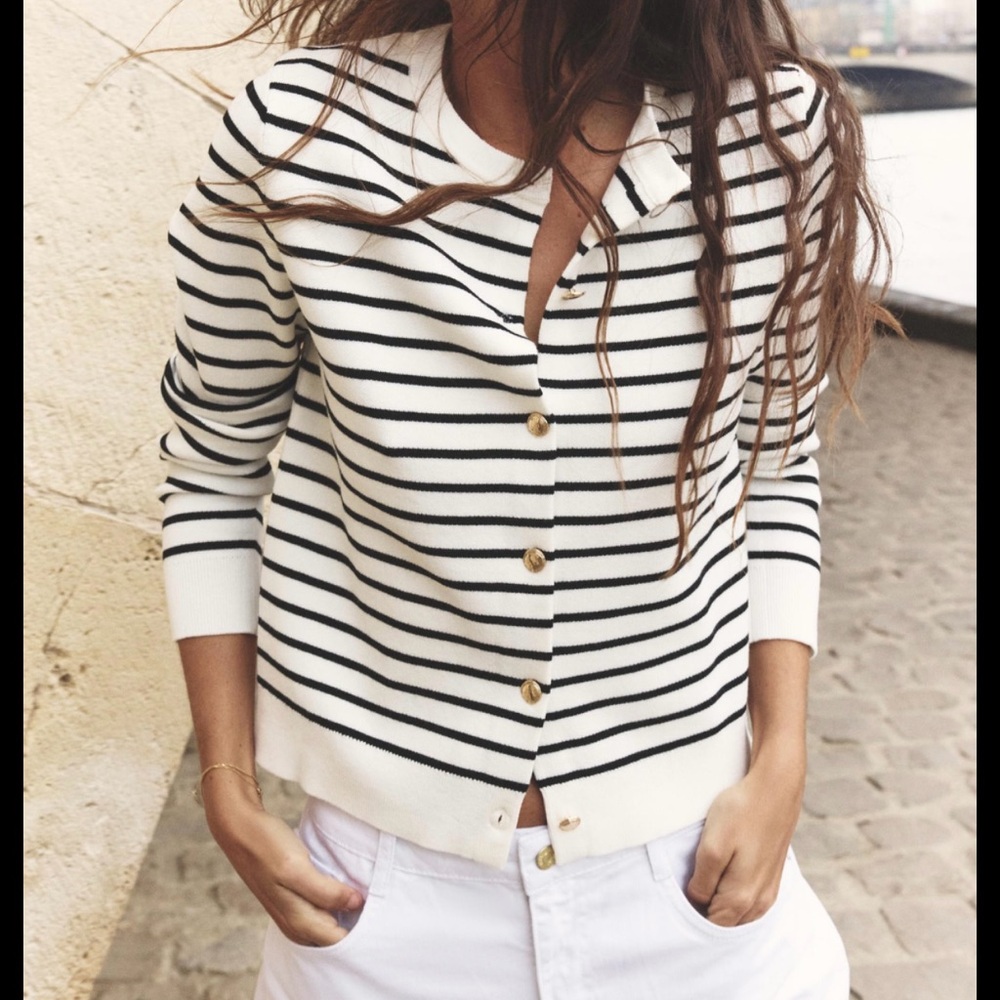 Zara Striped Cardigan